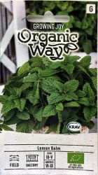 Lemon Balm ORGANIC Herb Seed